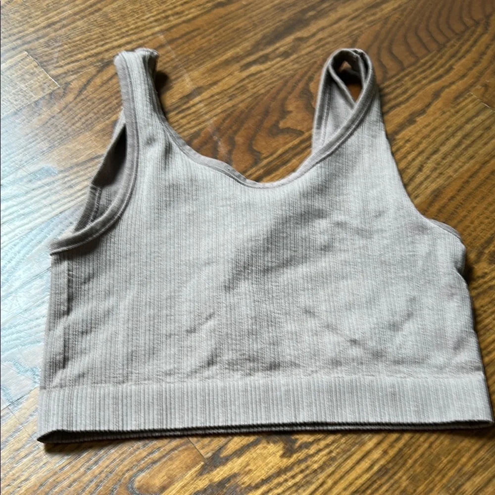 🌿By Together Taupe Ribbed Tank Top🌿 - Picture 4 of 4